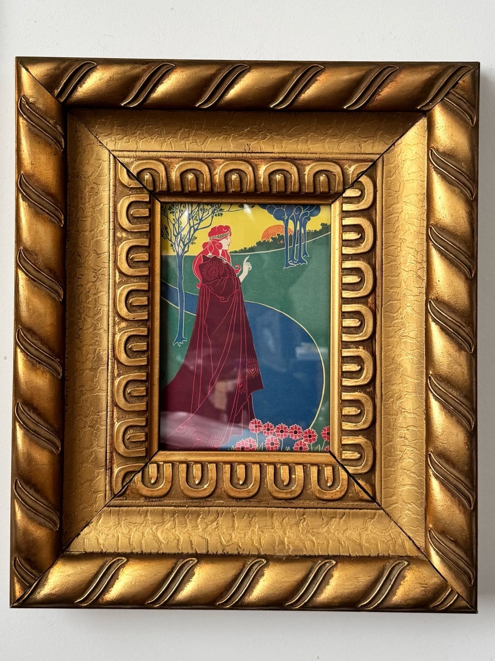 Art nouveau magazine illustration